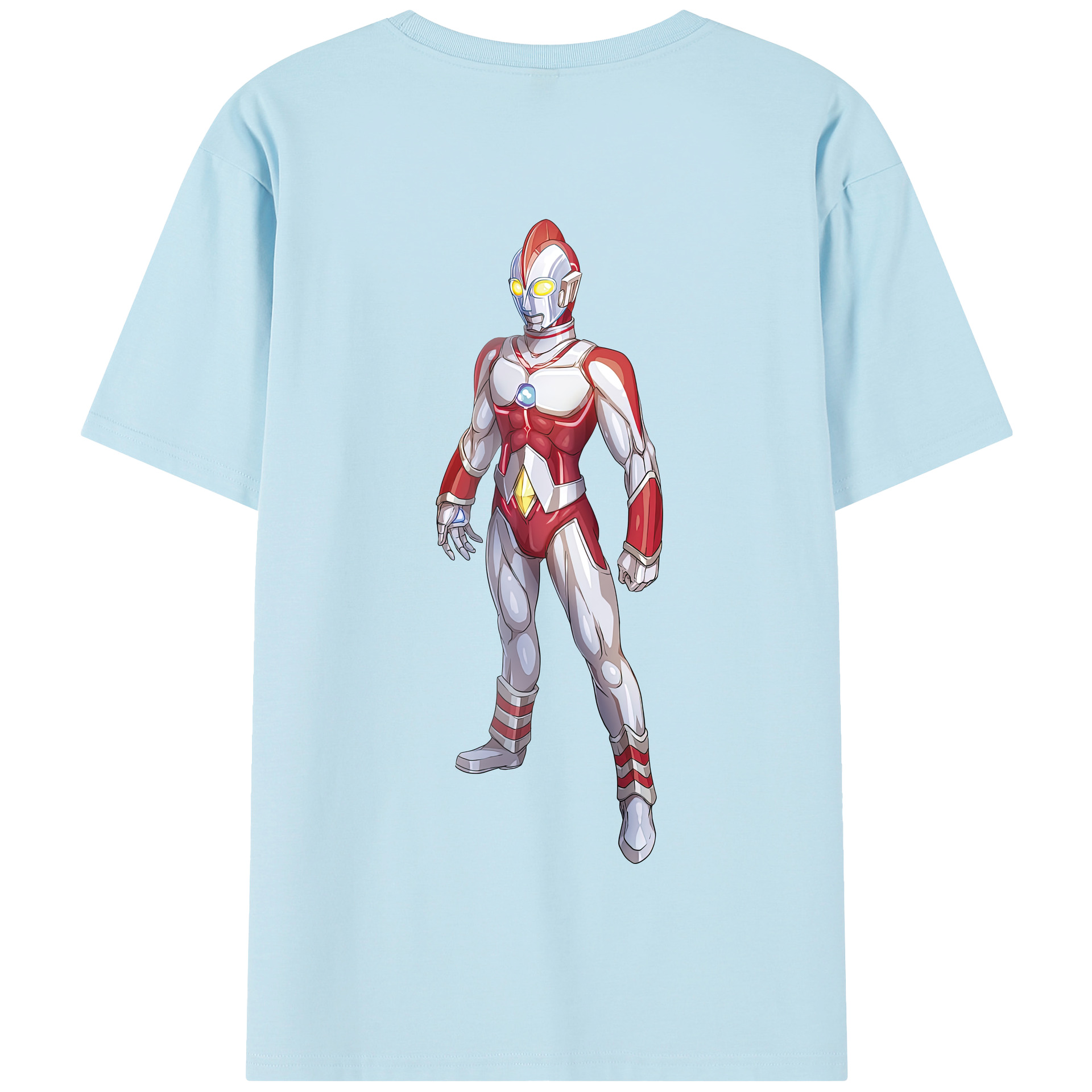 （画像用） ウルトラマン Ultraman 綿100％半袖Tシャツ（背面プリント）